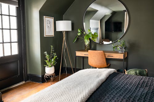 Must-have Bàn làm việc bàn gaming thiết kế hiện đại decor trang trí nhà bàn chân trụ tròn ... - Giá cực sốc