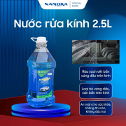 Nước Rửa Kính Ô Tô Nanoka 5in1 – Tẩy Vết Bẩn, Váng Dầu, Khử Mốc – An Toàn Không Ăn Mòn 2,5L